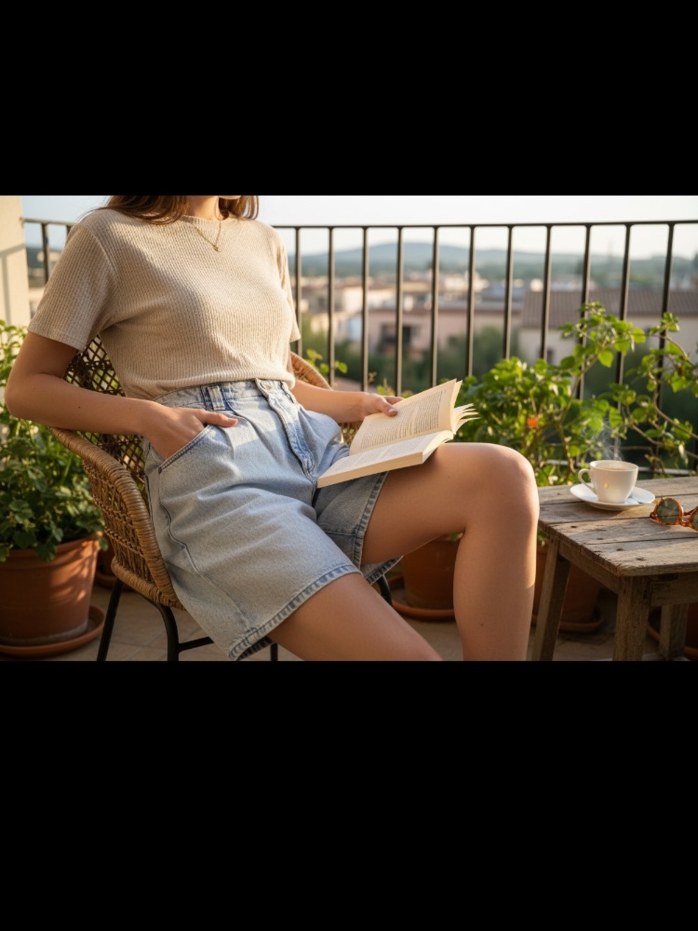 (3 FOR 20🍉☀️)Casual High-Waist Light Wash Denim Shorts